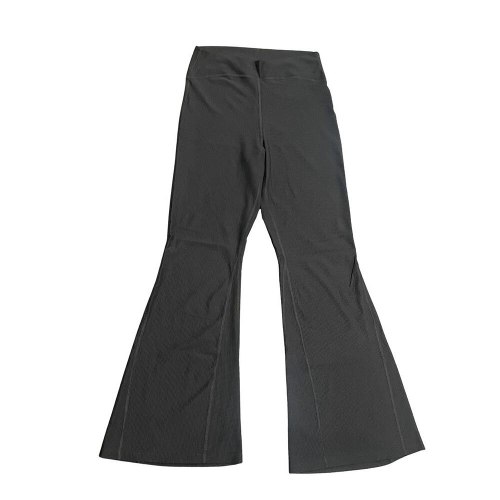 Old Navy Active Super Flare Pants Rib PowerSoft High Rise Size Large Activewear